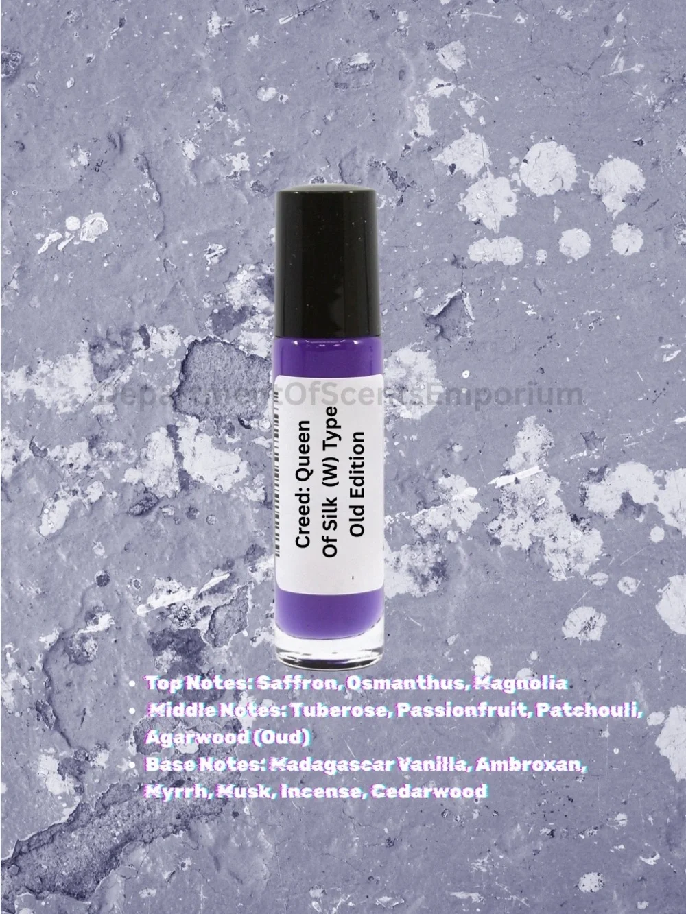Queen Of Silk (W) Type 1/3 Oz Glass Roll-On Bottle